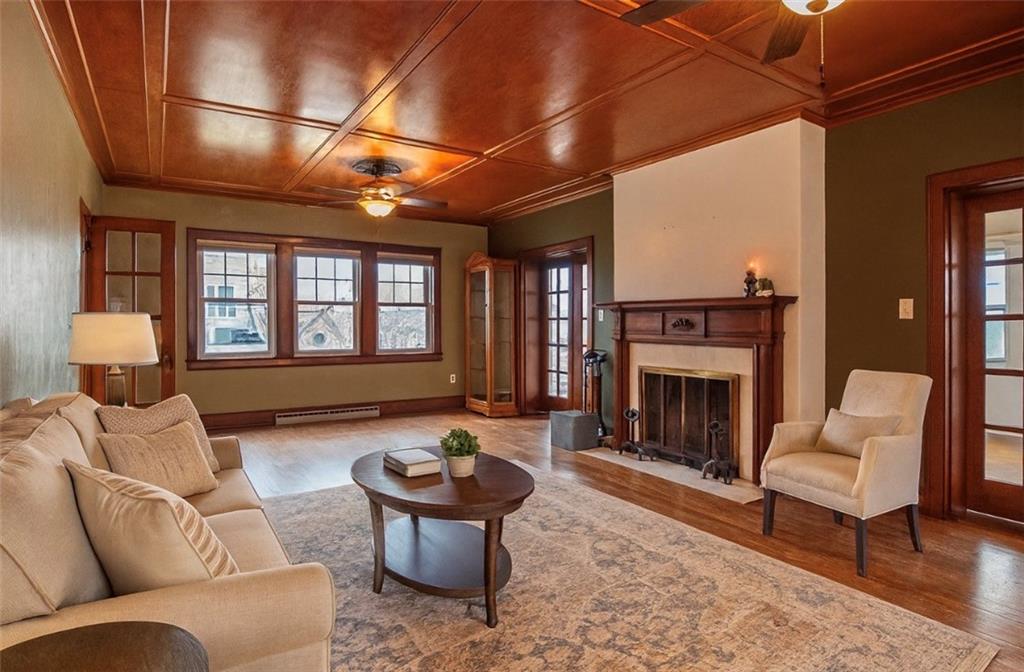 343 East 11th Avenue Tarentum, PA 15084 - Photo 19 of 41 a living room with furniture and a fireplace
