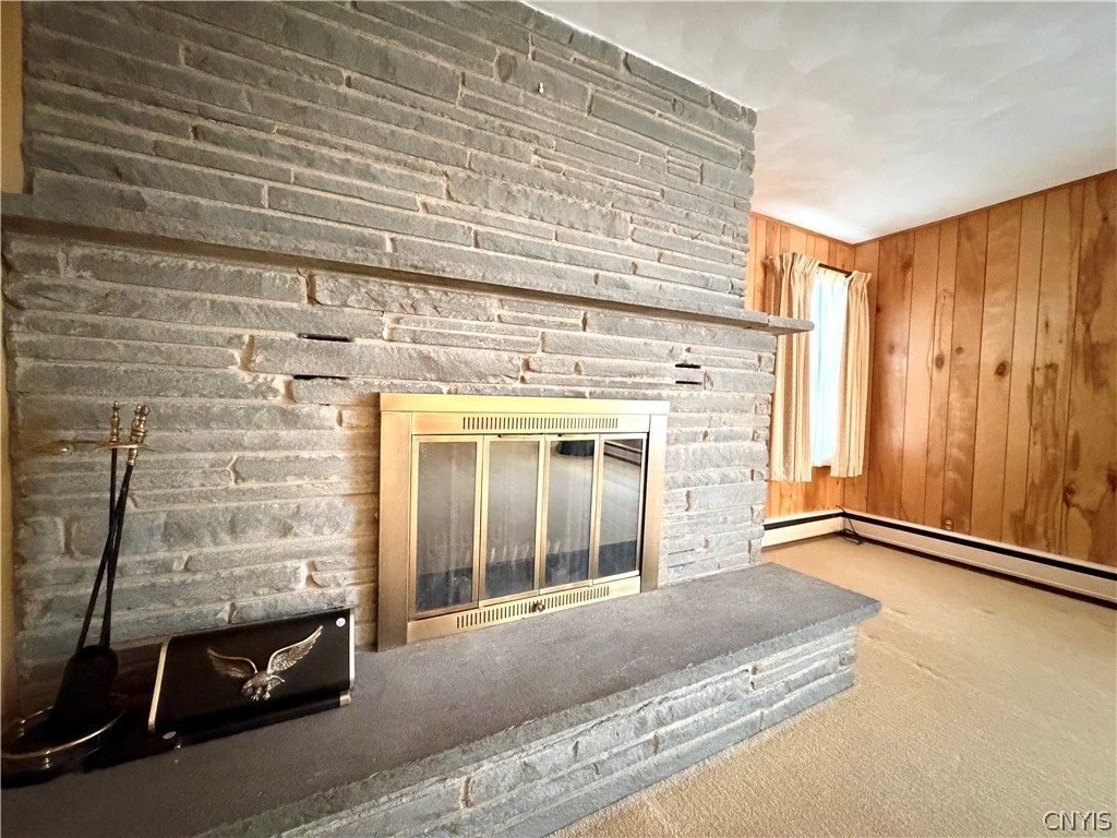 4852 Stop 7 Road Westmoreland, NY 13492 - Photo 17 of 48 Fireplace in Living Room