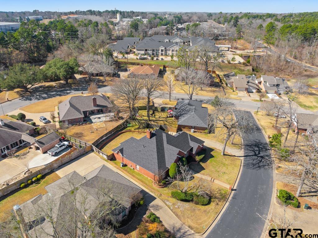 3103 Lakepine Circle Tyler, TX 75707 - Photo 46 of 48 an aerial view of residential houses with outdoor space
