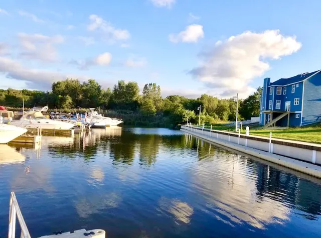 a outdoor space with lots of water fountain