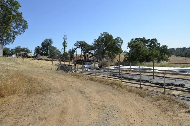 a view of outdoor space with seating