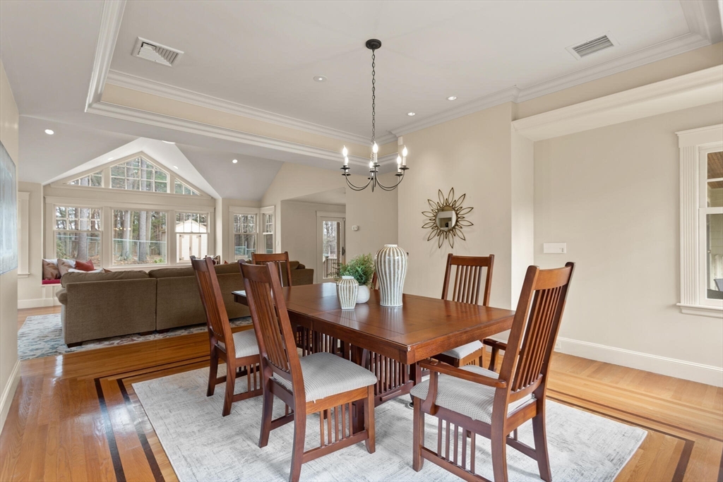 30 Oxbow Road Lexington, MA 02421 - Photo 6 of 30 a view of a dining room with furniture and wooden floor