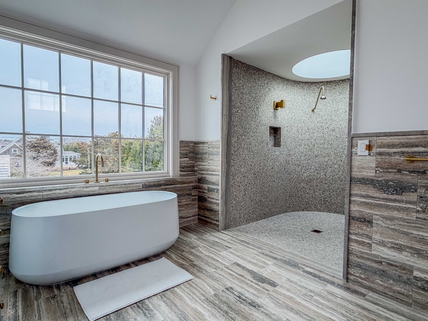 2 Lexington Avenue Edgartown, MA 02539 - Photo 30 of 41 a bathroom with a bathtub and shower