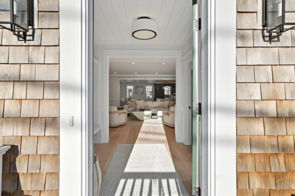 a view of a living room