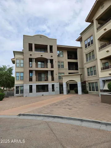 a large building with a large windows