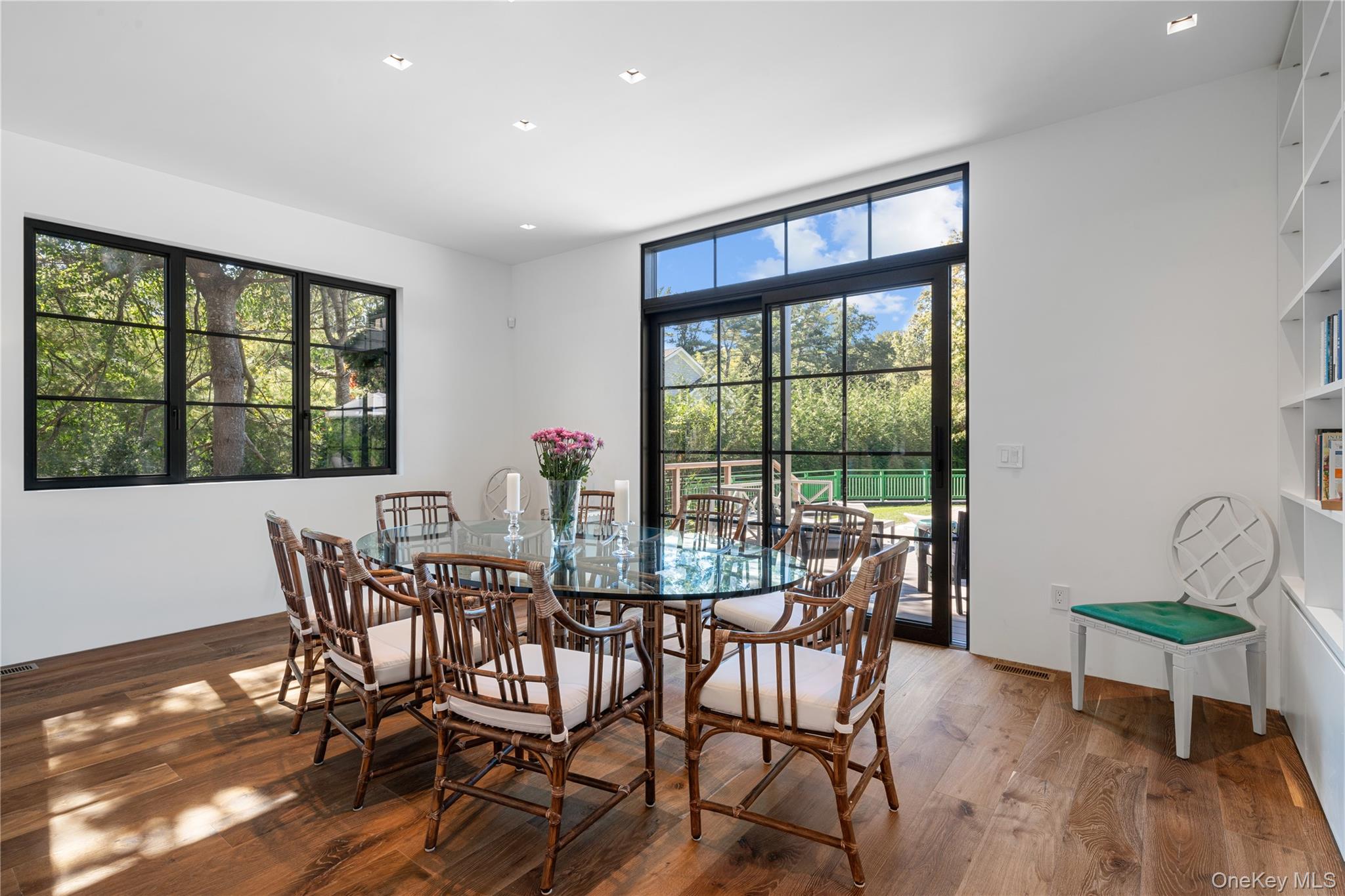 15 Atterbury Road Southampton, NY 11968 - Photo 13 of 46 a view of a dining room with furniture window and outside view