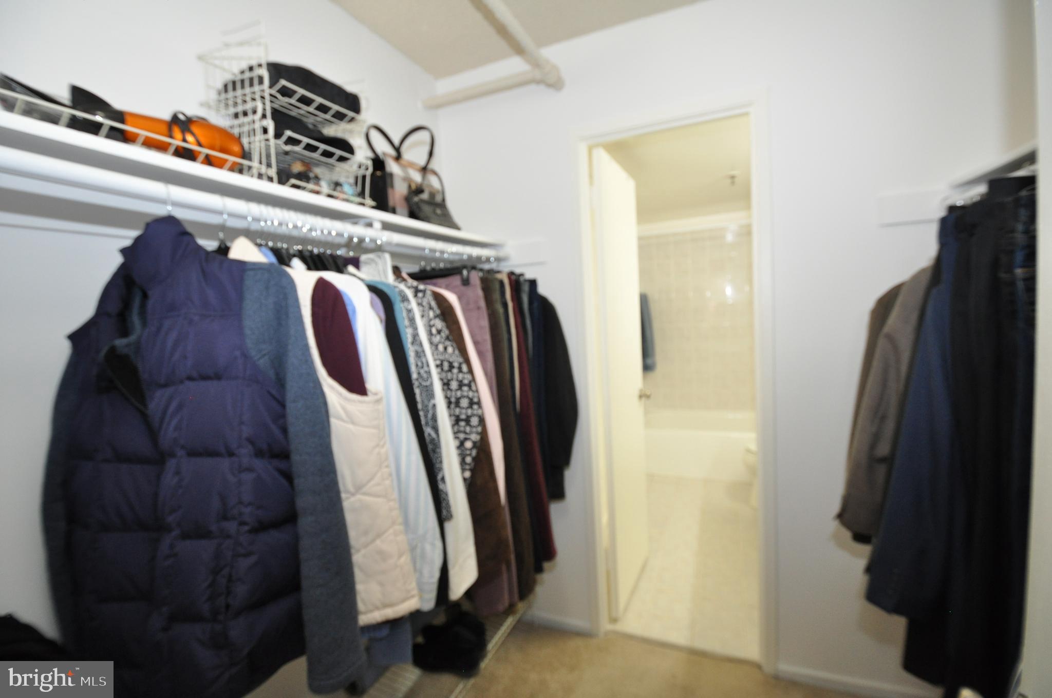 5911 Edsall Road, Unit 403 Alexandria, VA 22304 - Photo 19 of 29 a view of walk in closet with clothes and shoes