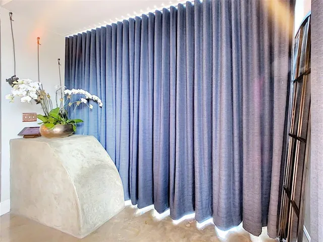 a view of a city with tall buildings