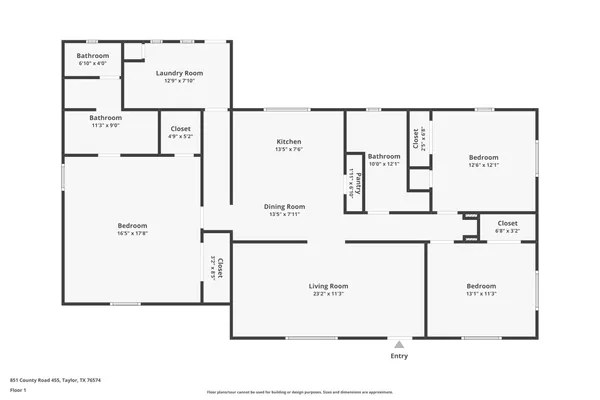 $1,300,000 | 851-877 County Road 455, Coupland, TX 78615