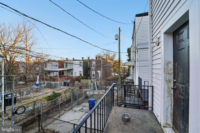 a view of city from balcony
