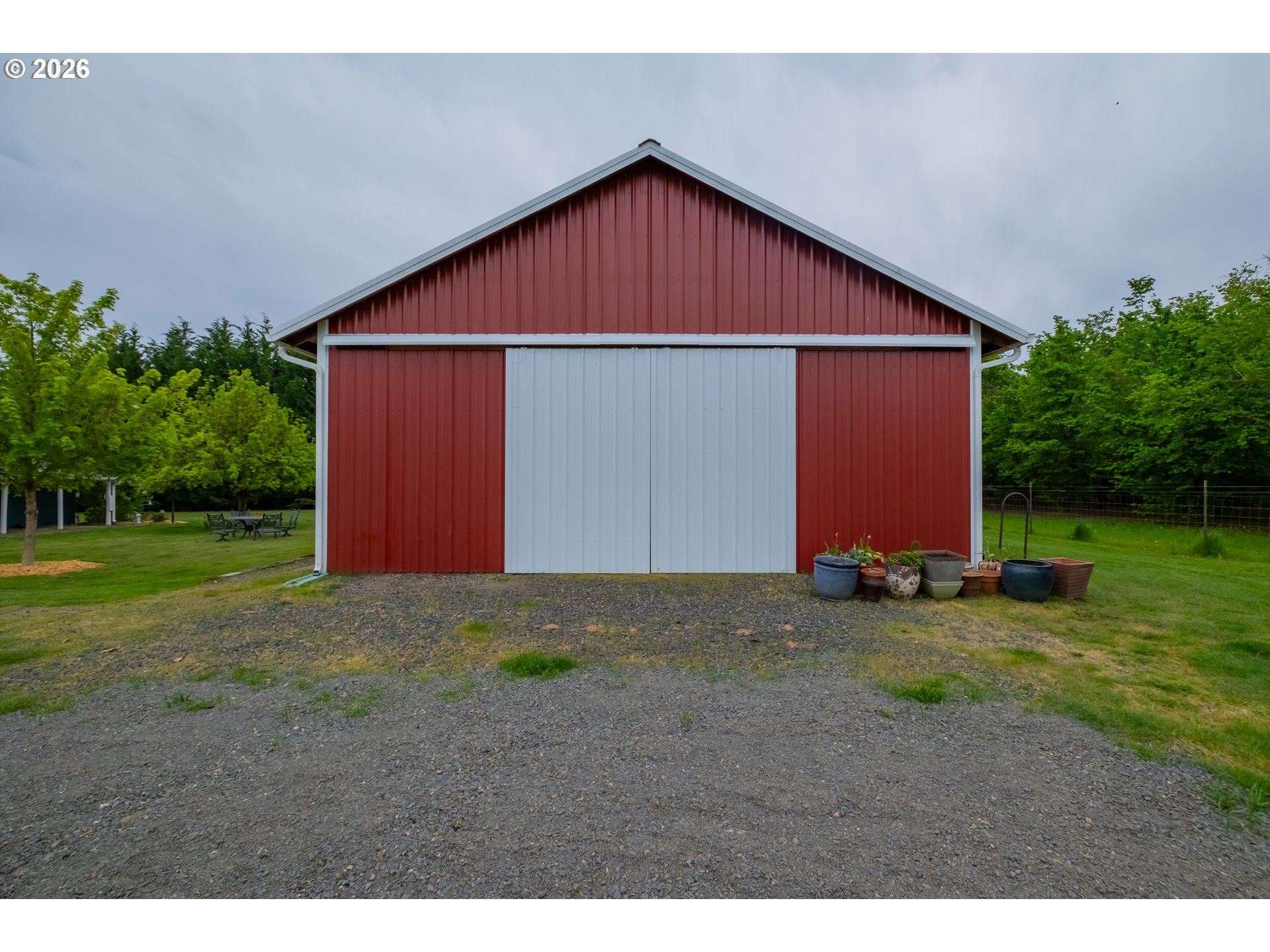 2862 Matheny Road Northeast Gervais, OR 97026 - Photo 34 of 47 a view of backyard of house with green space