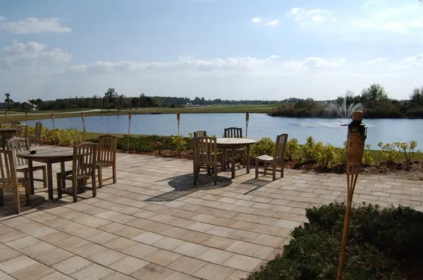 a tennis court view covered with outdoor space
