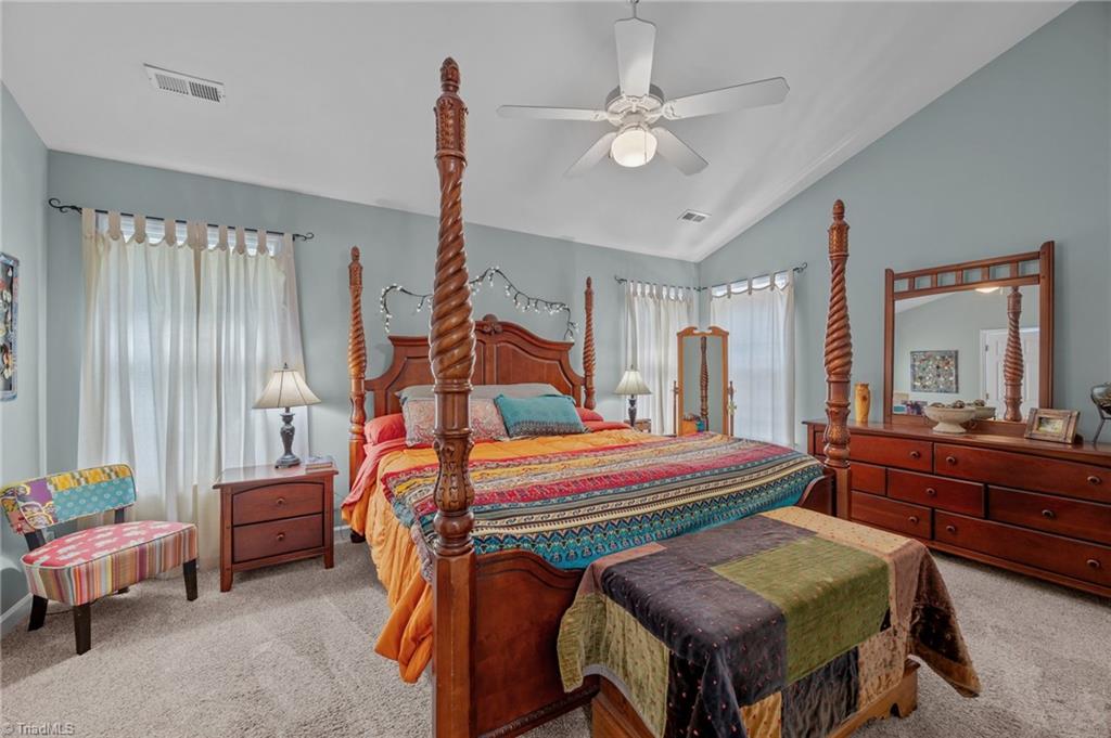 7812 Wilson Farm Road Summerfield, NC 27358 - Photo 9 of 50 Vaulted ceiling in primary bdrm
