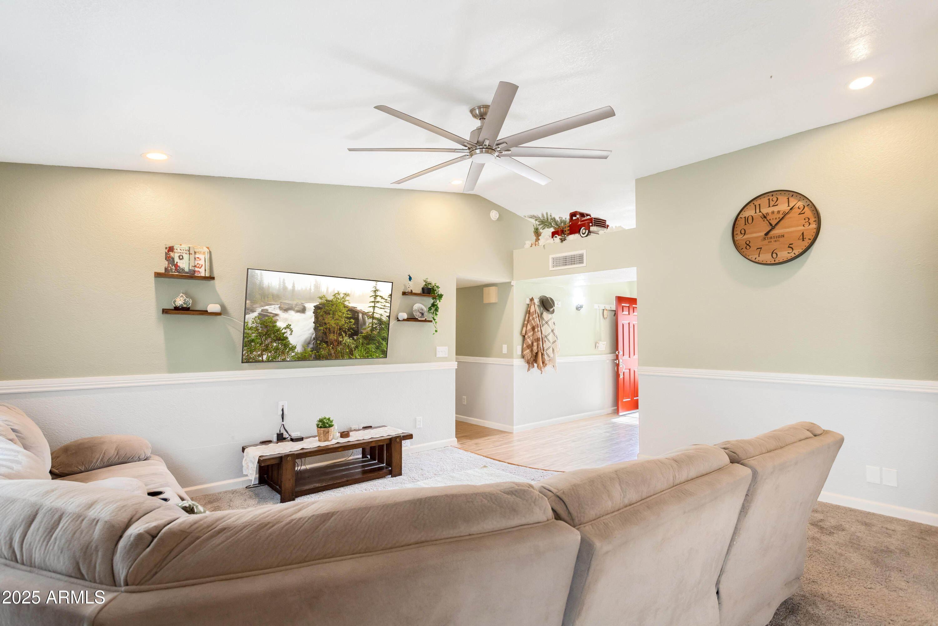 4931 Loma Loop Sierra Vista, AZ 85635 - Photo 11 of 47 a living room with furniture and a flat screen tv