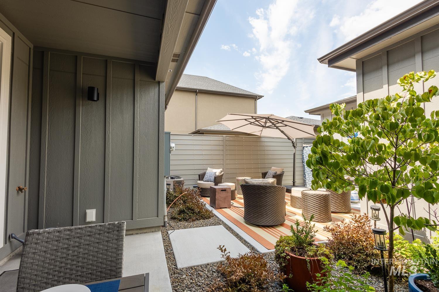3321 South Hopes Well Way Boise, ID 83716 - Photo 39 of 40 View of patio / terrace featuring an outdoor living space