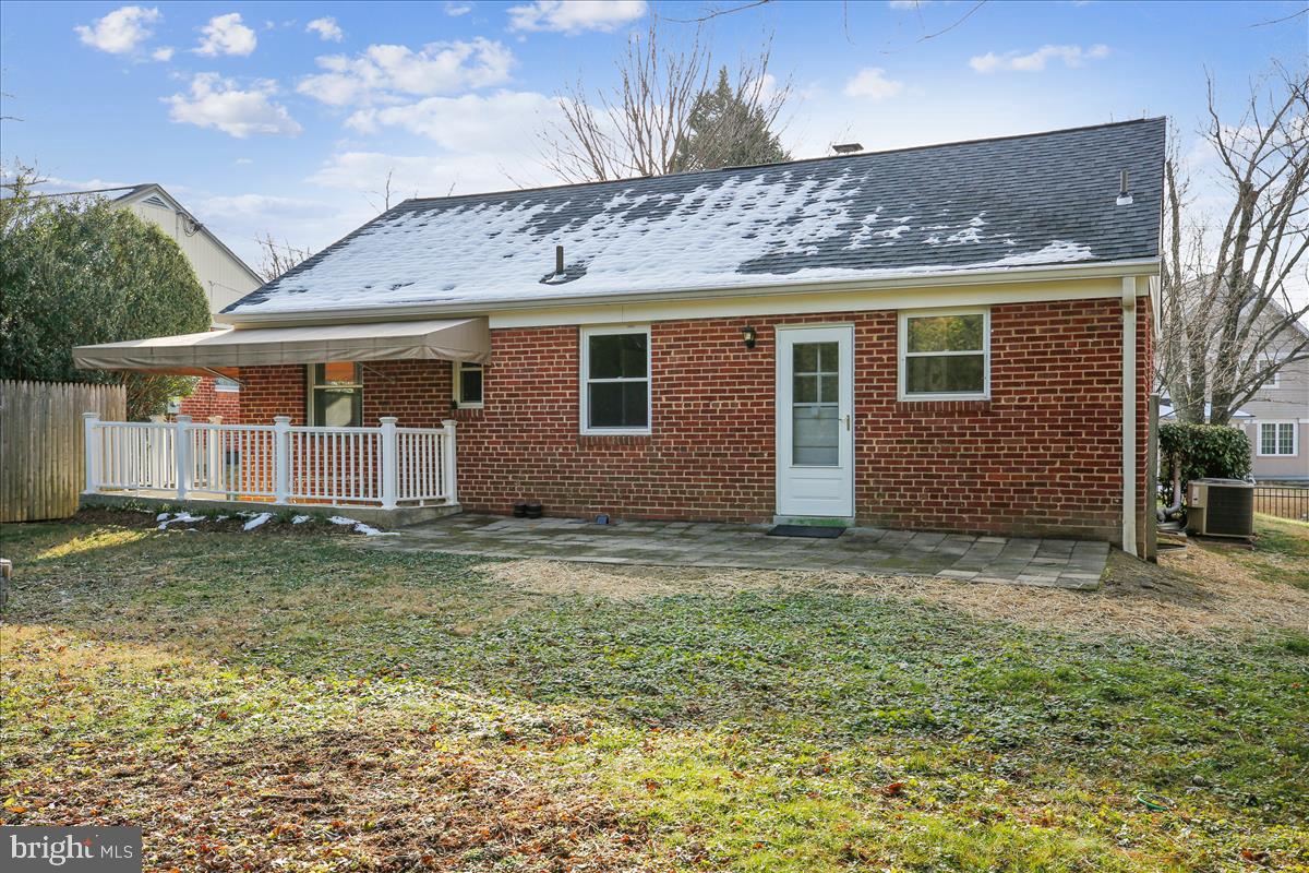 5023 Cushing Drive Kensington, MD 20895 - Photo 34 of 34 Rear Elevation