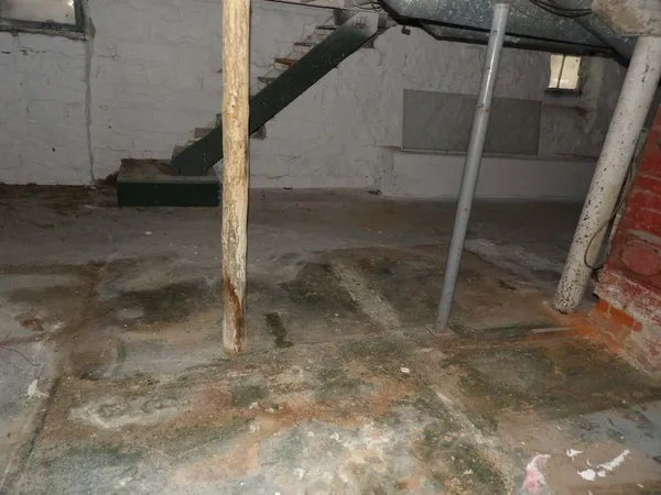 a view of basement