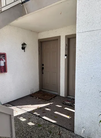 a view of a entryway door