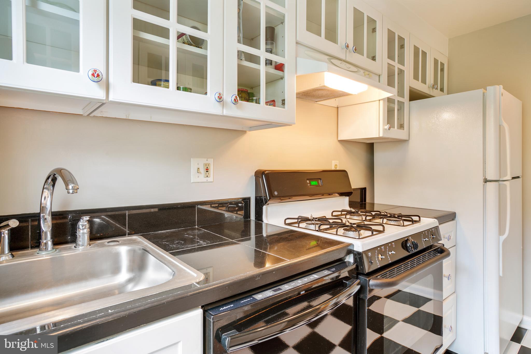 5203 Falls Road, Unit 22 Baltimore, MD 21210 - Photo 23 of 39 Kitchen w/ glass cabinets