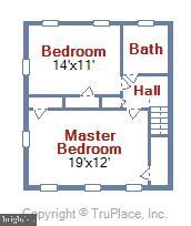 5203 Falls Road, Unit 22 Baltimore, MD 21210 - Photo 39 of 39 Upper level floor plan