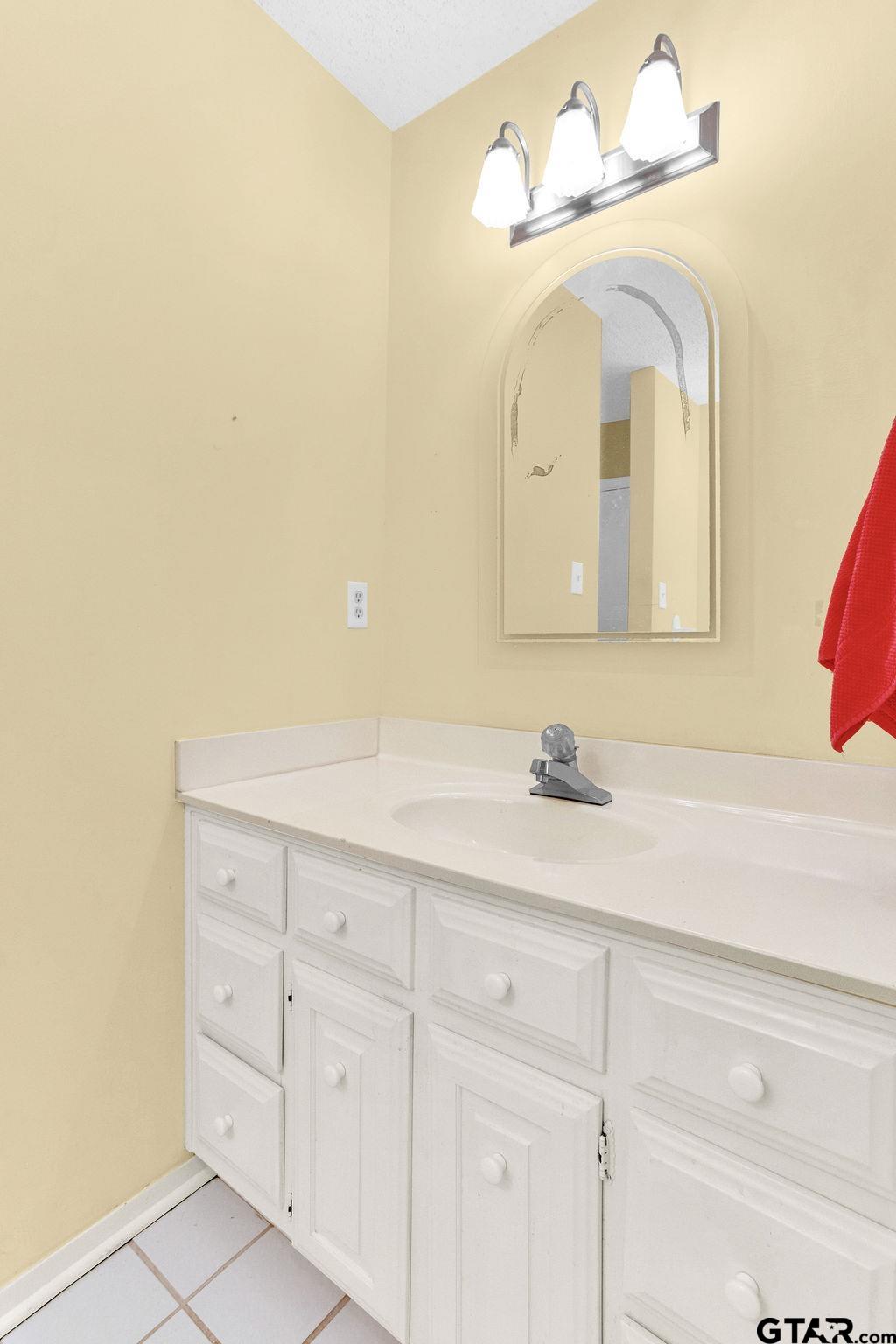 12575 FM 3271 Tyler, TX 75704 - Photo 31 of 47 a bathroom with a sink vanity and a mirror