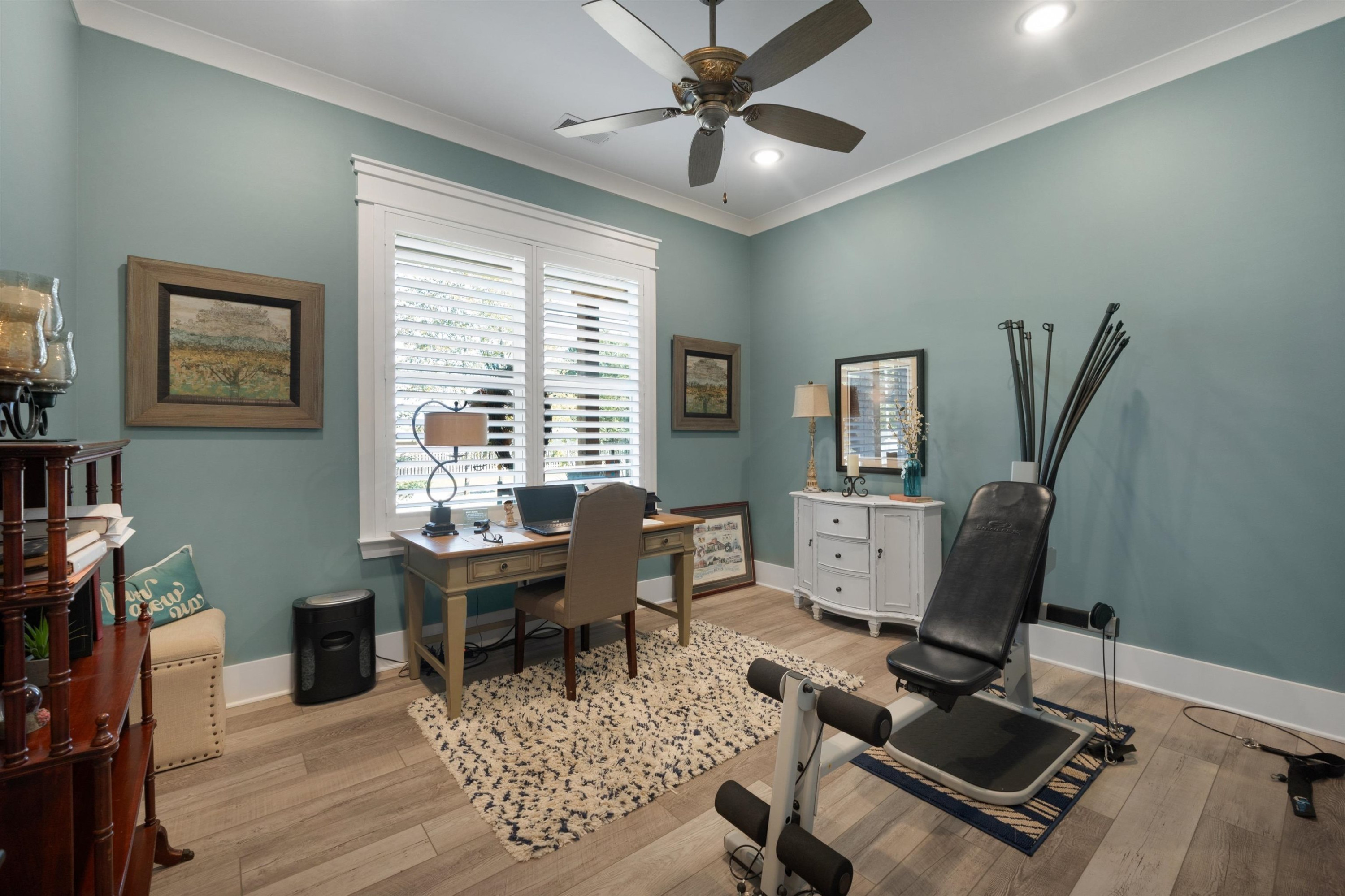 491 Cooper Anderson Road Jackson, TN 38305 - Photo 23 of 30 a view of a workspace with furniture and a window