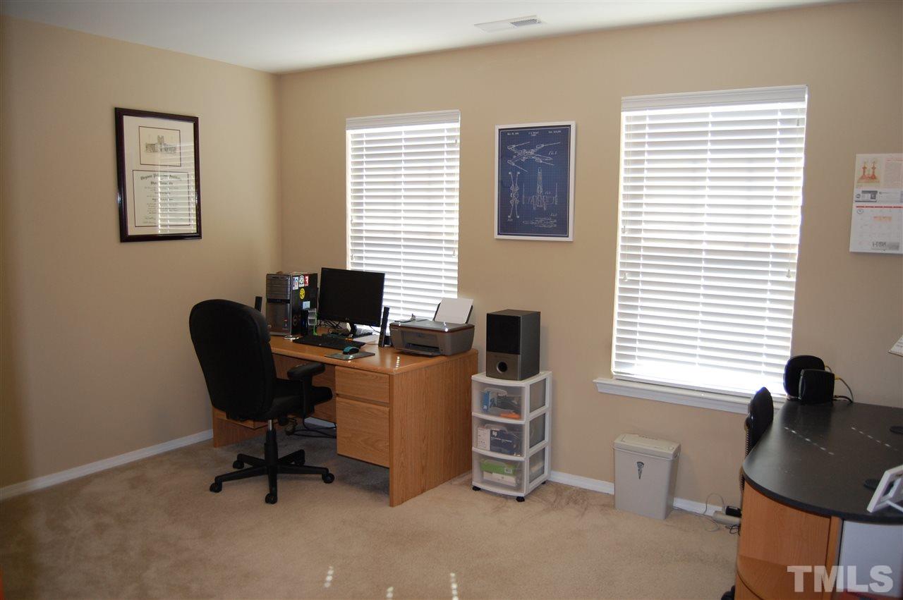 313 Riversville Court Cary, NC 27519 - Photo 16 of 25 One of the bedrooms is currently being used as an office.