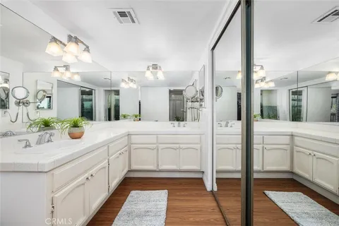 a view of a bathroom with a shower