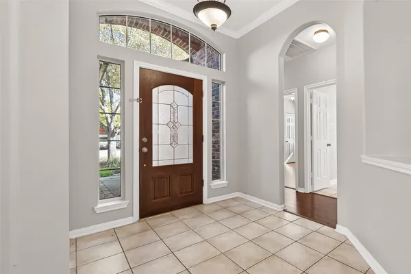 a view of livingroom with hallway and closet