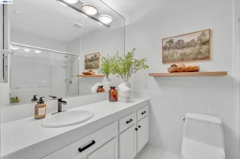 a view of balcony with furniture