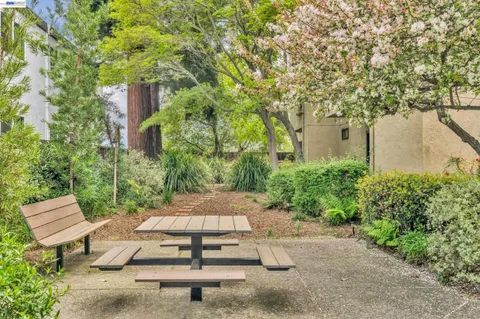 an aerial view of a multi story building