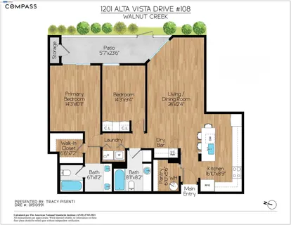 $755,000 | 1201 Alta Vista Drive, Unit 108, Walnut Creek, CA 94596