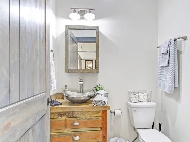 view of a bathroom with a shower