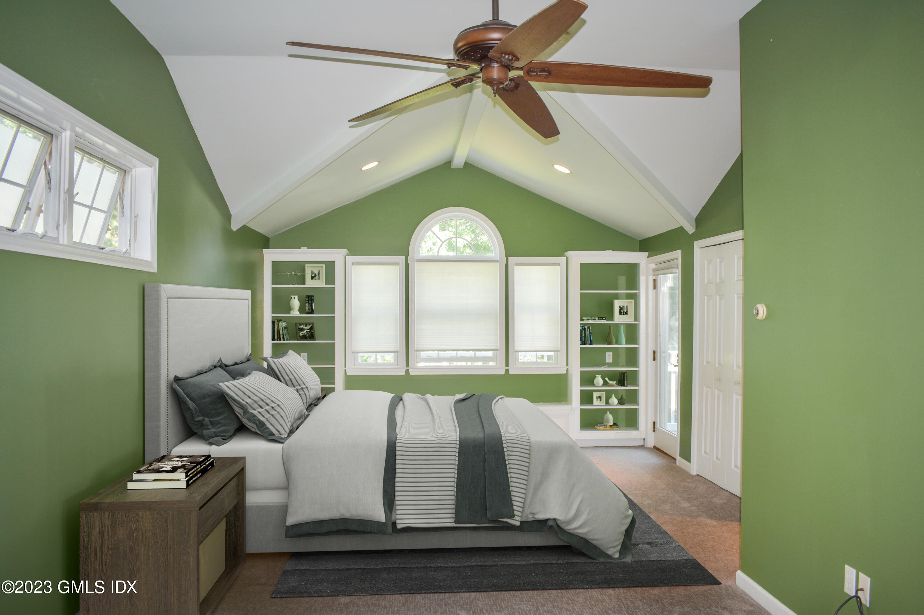 5 Tory Road Riverside, CT 06878 - Photo 6 of 26 a bed room with furniture and a large window