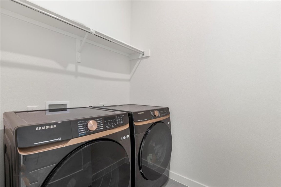 1020 Highcrest Georgetown, TX 78628 - Photo 28 of 39 a utility room with dryer and washer