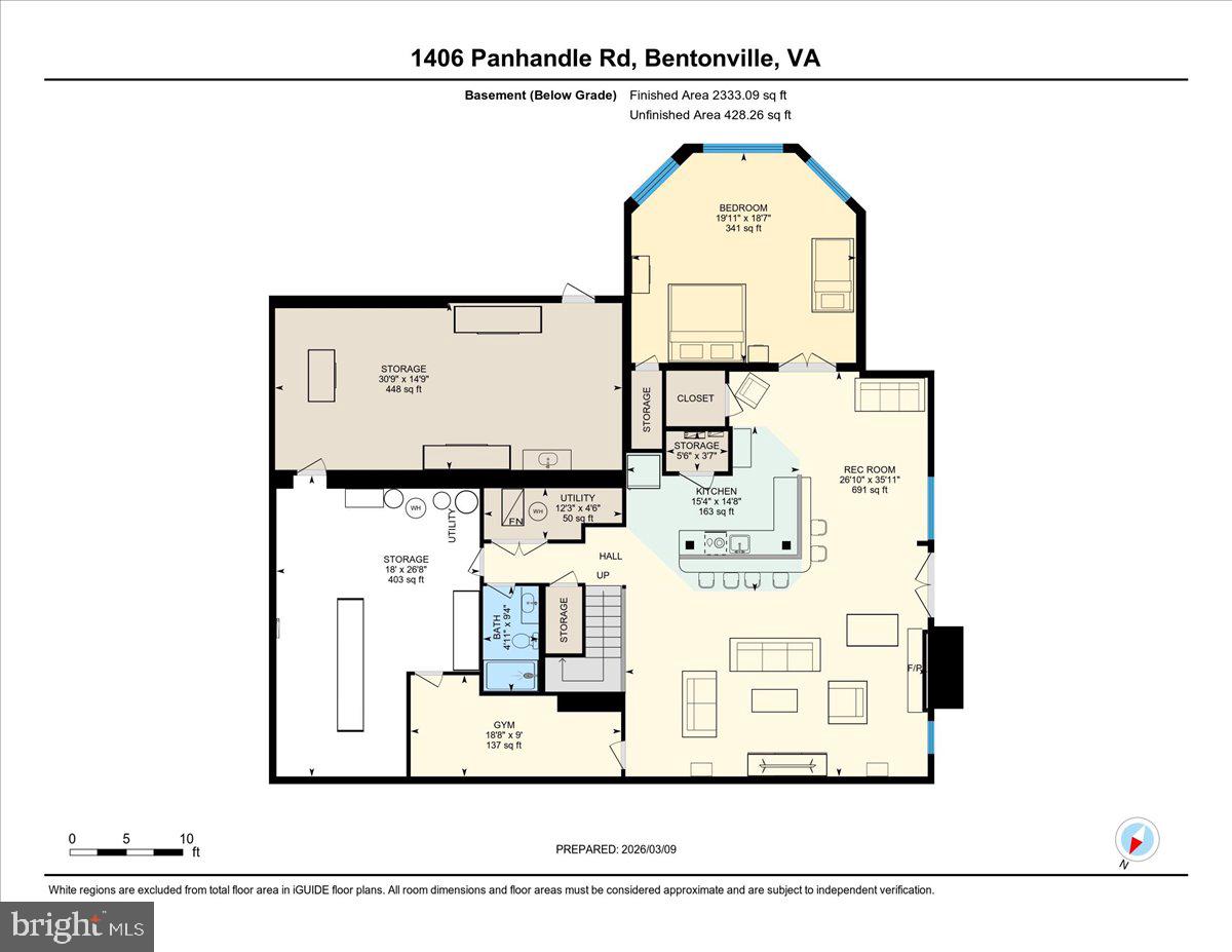 1406 Panhandle Road Bentonville, VA 22610 - Photo 116 of 118 Basement Floorplan