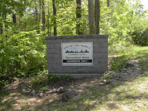 Top of the World Sign