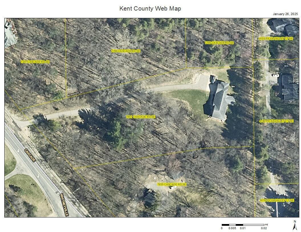 7801 Cascade Road Southeast Grand Rapids, MI 49546 - Photo 4 of 33 7801 Cascade Rd Plot Lines 1