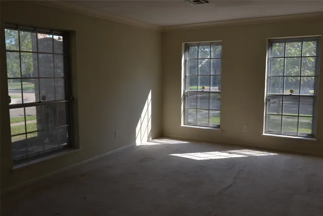 a decorative lighting & window in a room