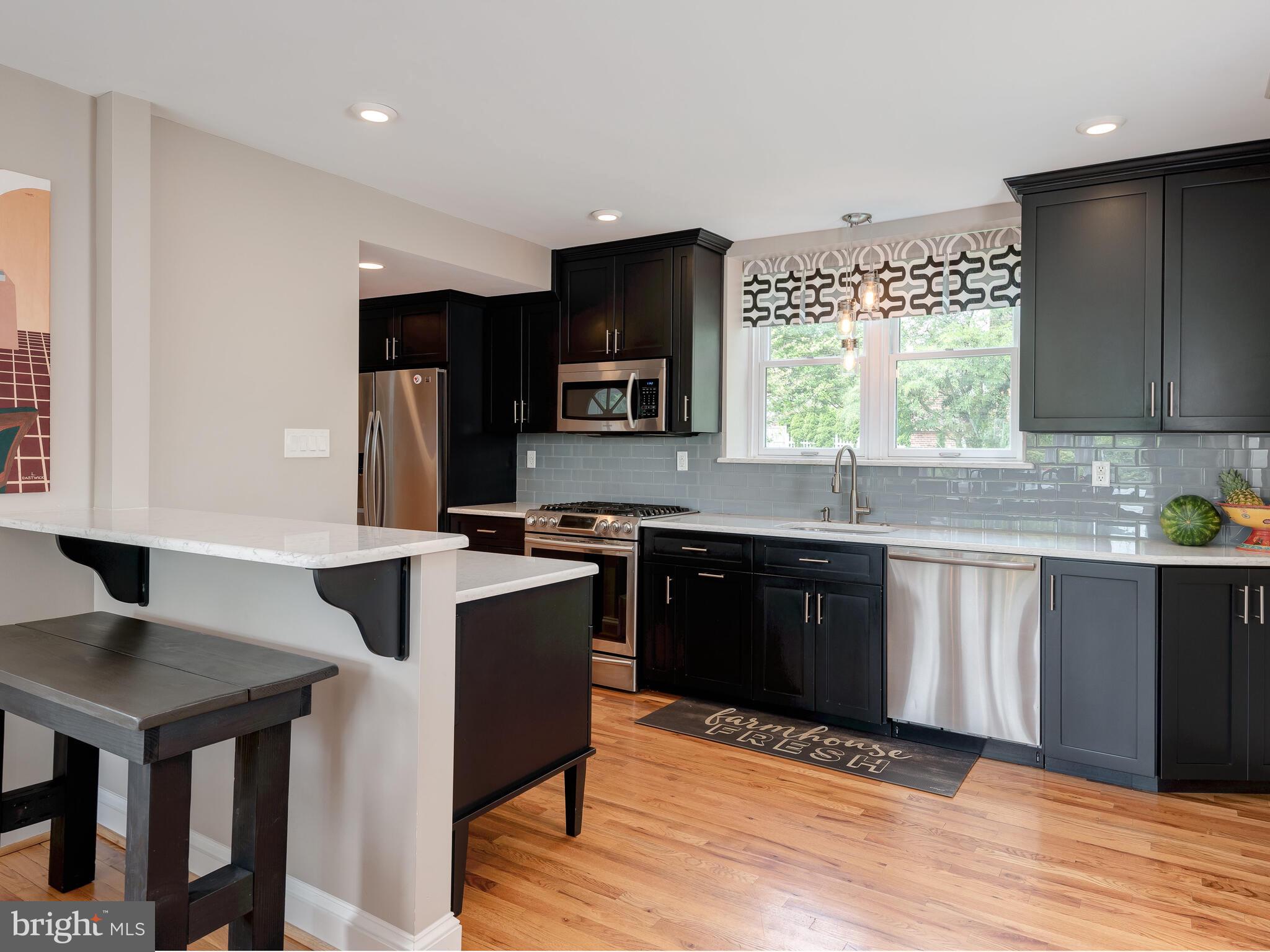 365 Sugartown Road Wayne, PA 19087 - Photo 4 of 46 New Kitchen with Island Seating