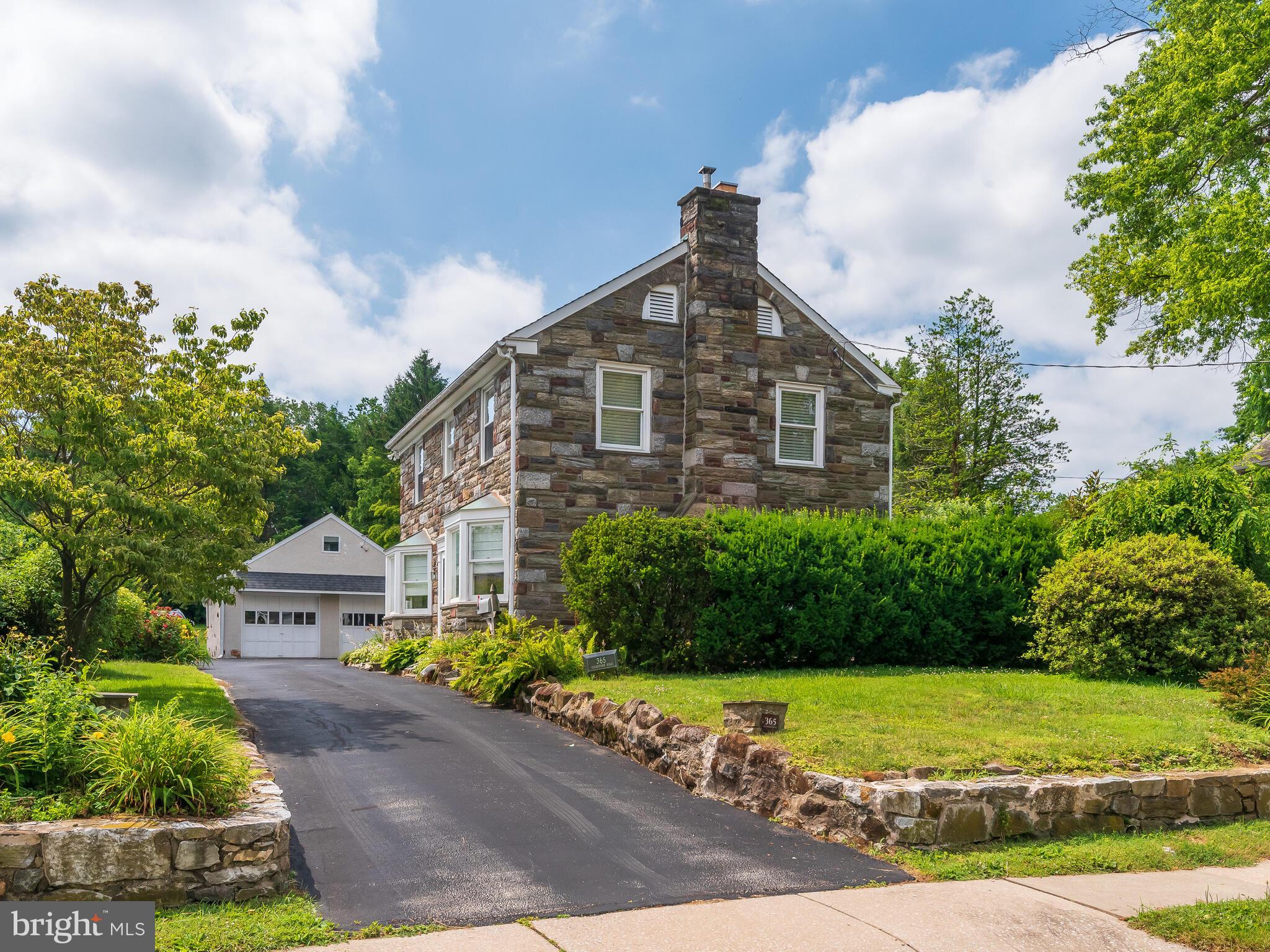 365 Sugartown Road Wayne, PA 19087 - Photo 39 of 46 Beautiful stone home w garage set back from road
