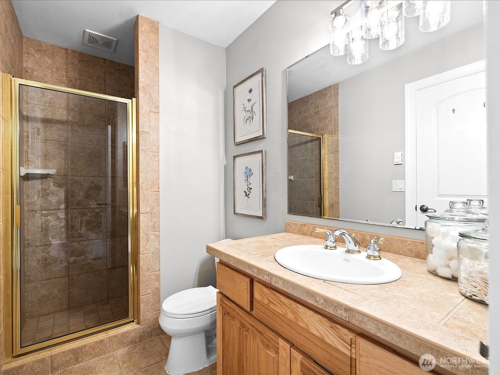 33606 Northeast Lake Joy Road Carnation, WA 98014 - Photo 30 of 40 a bathroom with a sink toilet and shower