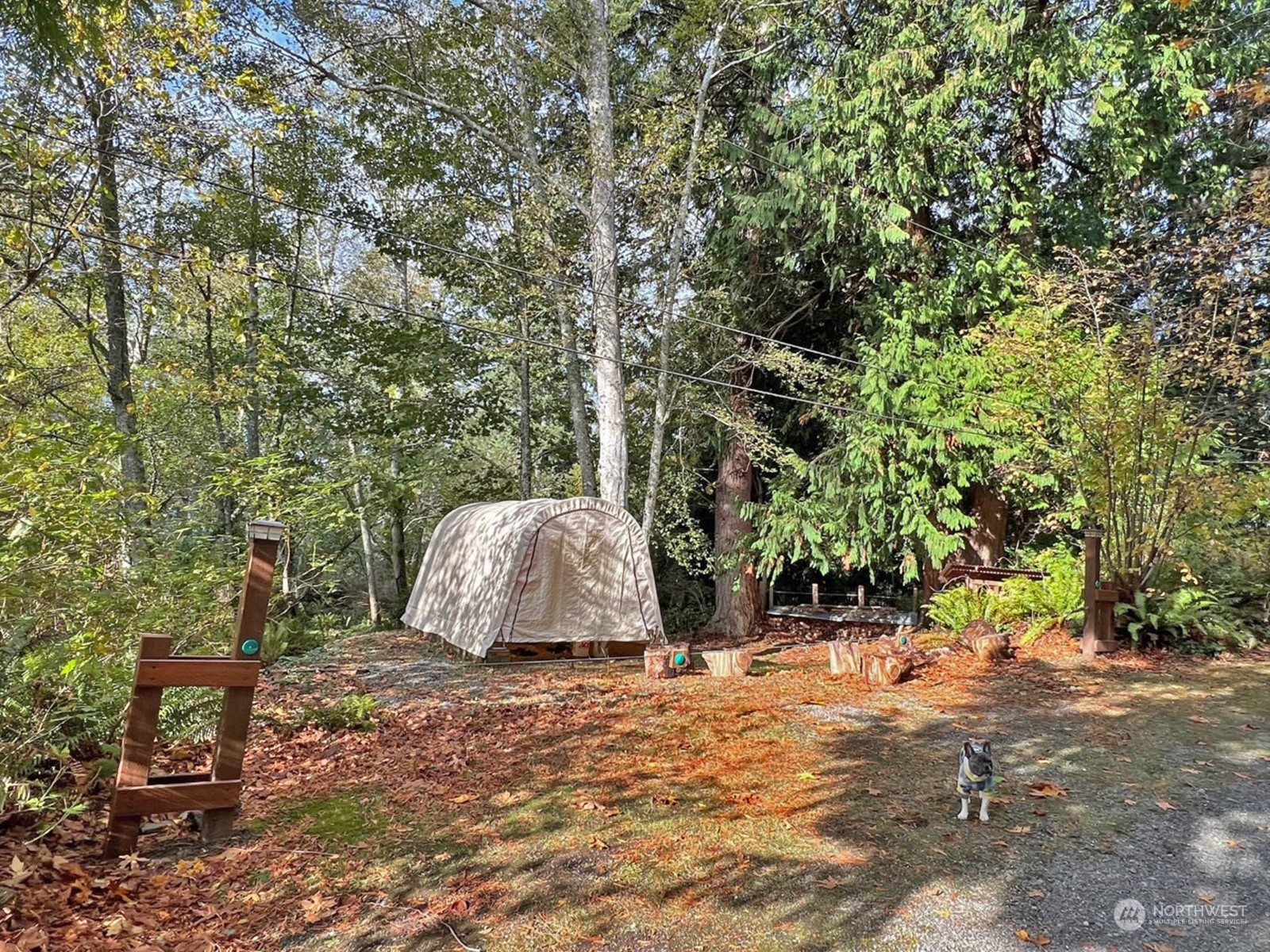 230-xx Raymond Road Southwest Vashon, WA 98070 - Photo 10 of 14 a view of a backyard