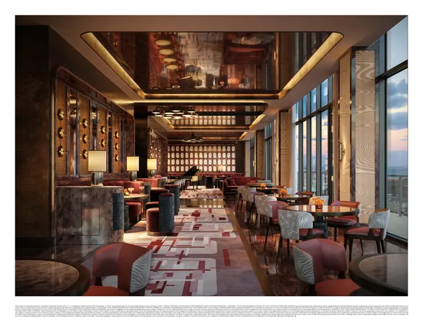 a living room with lots of furniture and white walls