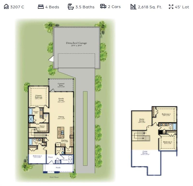 1844 Rosedale Avenue Van Alstyne, TX 75495 - Photo 23 of 24 With wonderful entertaining space and spacious bedrooms, the entire family will love our 3207 floor plan!