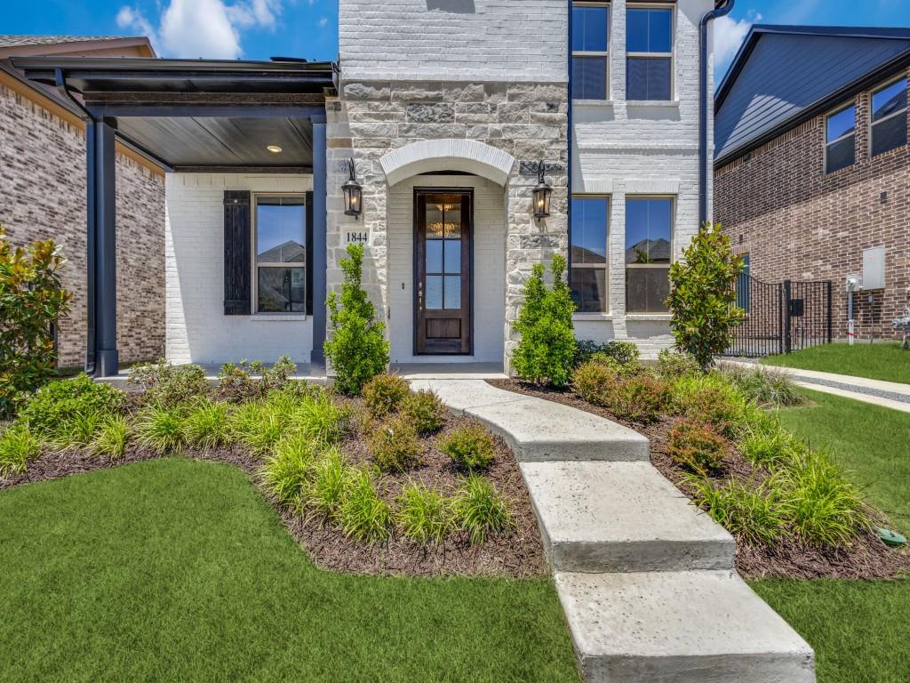1844 Rosedale Avenue Van Alstyne, TX 75495 - Photo 3 of 24 Lush landscaping with a gorgeous covered front porch welcome family and friends into your new home!