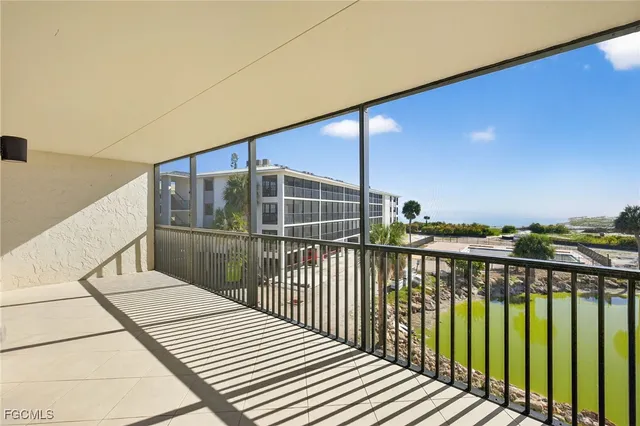 a view of balcony with staircase