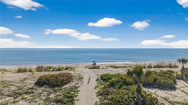 a view of ocean view with beach