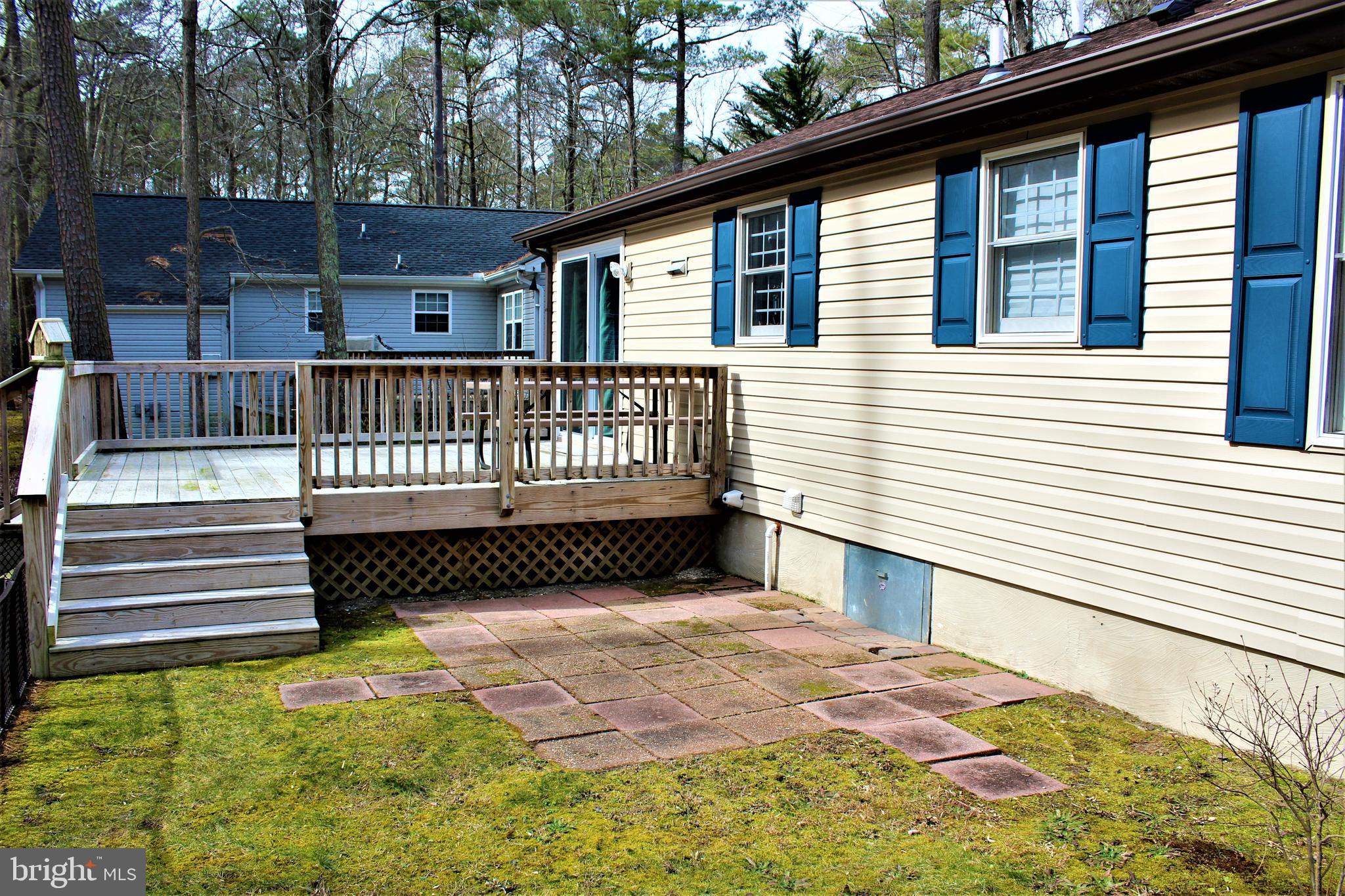 202 Windjammer Road Ocean Pines, MD 21811 - Photo 22 of 28 Rear deck & patio pavers