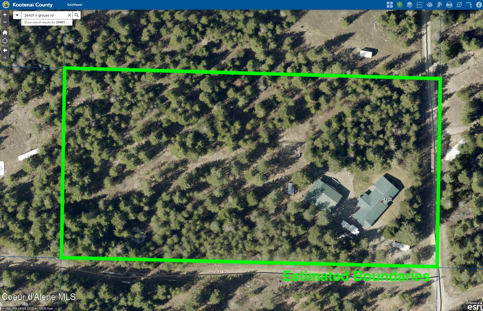 24401 North Grouse Road Rathdrum, ID 83858 - Photo 2 of 45 02-Kootenai County Assessor Photo